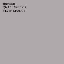 #B0A9AB - Silver Chalice Color Image